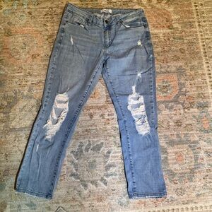 PacSun Light Blue Distressed Skinny Jeans